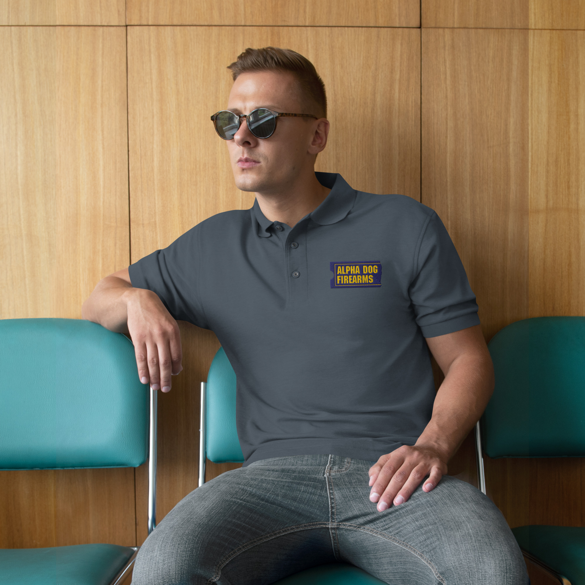 Blocky Alpha Dog Polo - Image 2