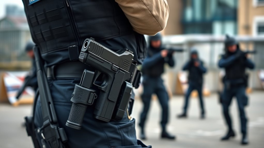 armed officers rigorous training