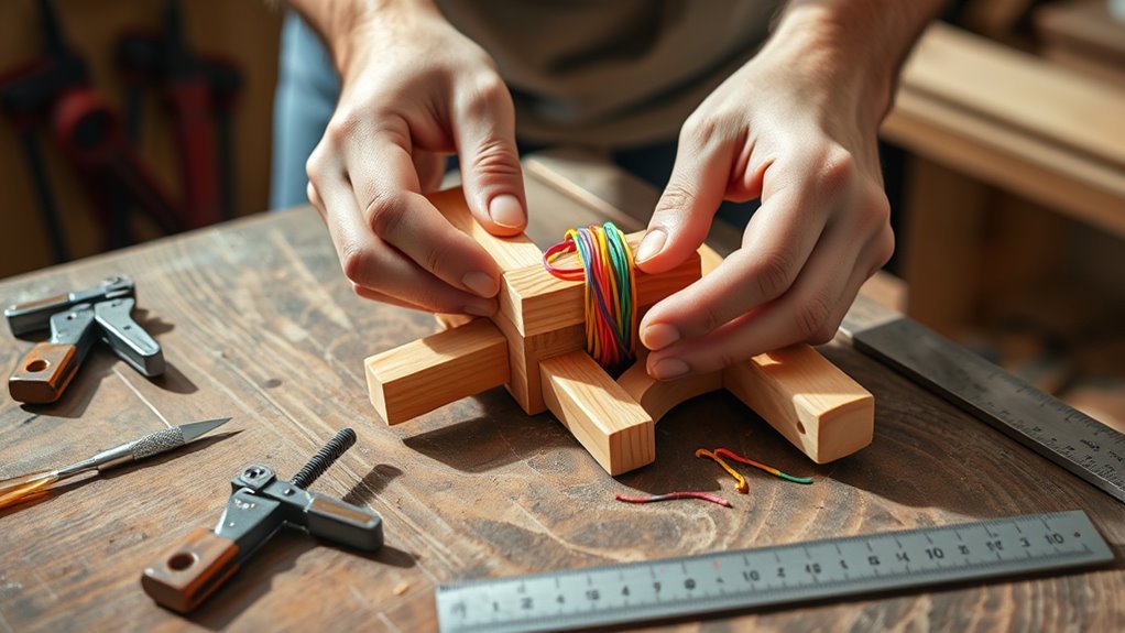 build a functional rubber band gun