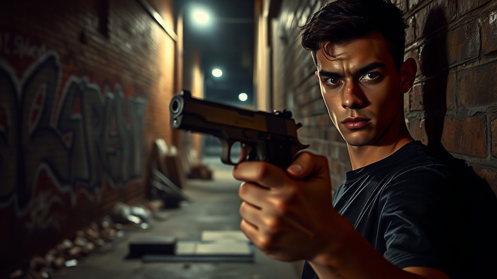 did alex have gun
