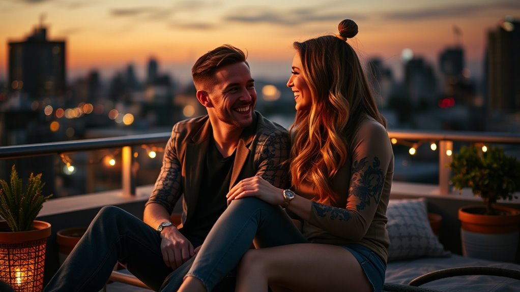sharing intimate social media moments