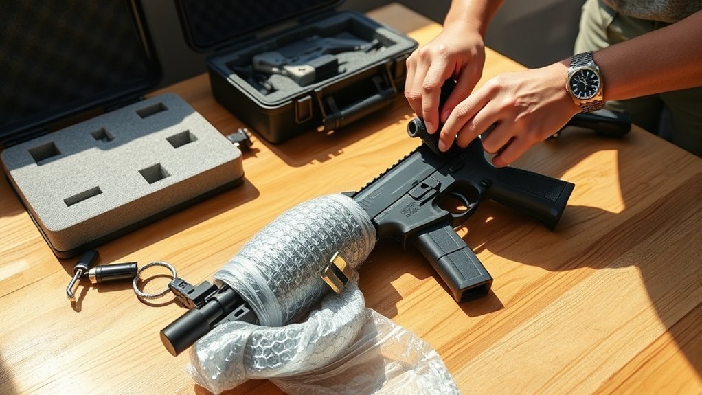 unload secure lock pad