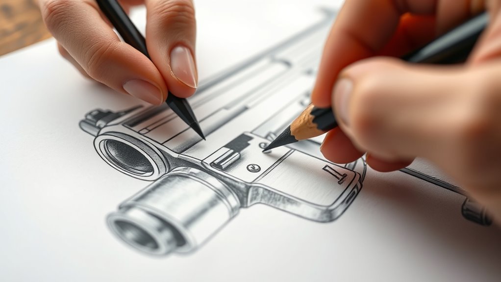add detailed gun features