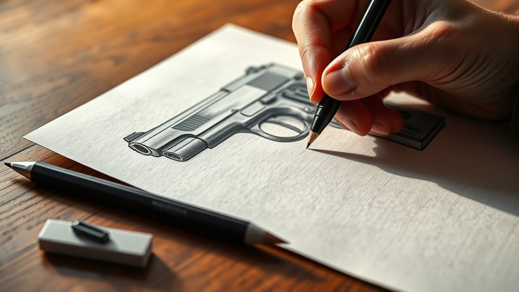 add realistic firearm details