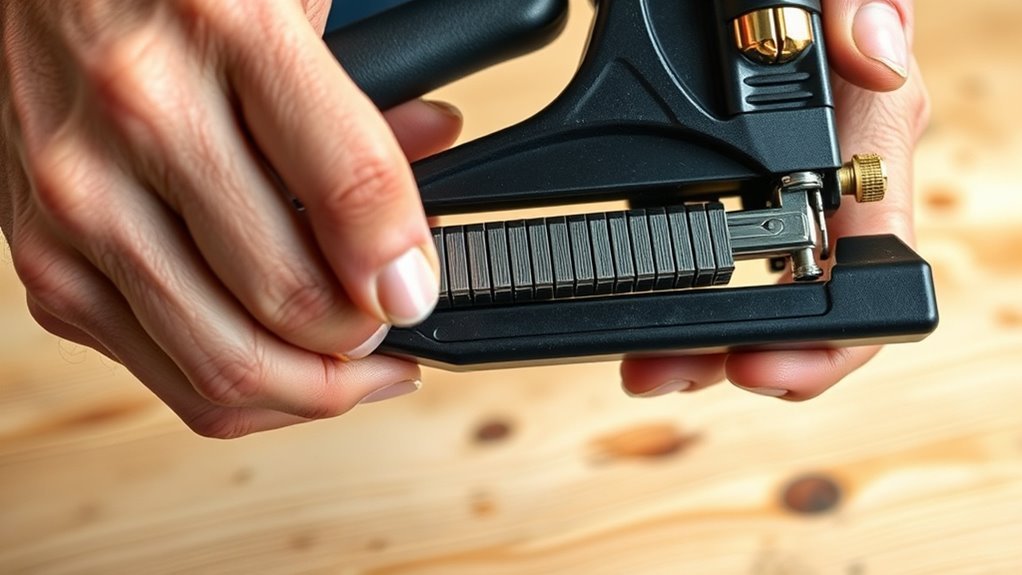align staples carefully and securely