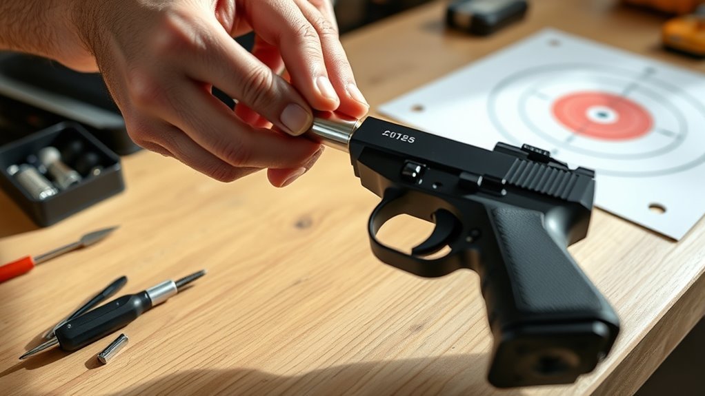 attach barrel test firing