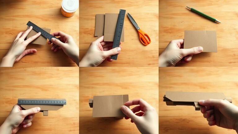 build a cardboard toy gun
