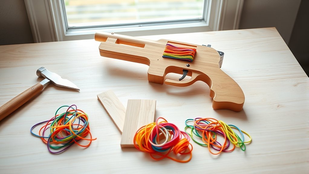 build a rubber band gun