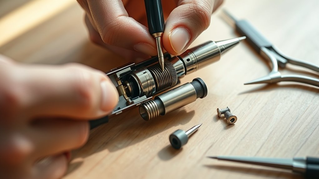 build spring loaded pen shooter