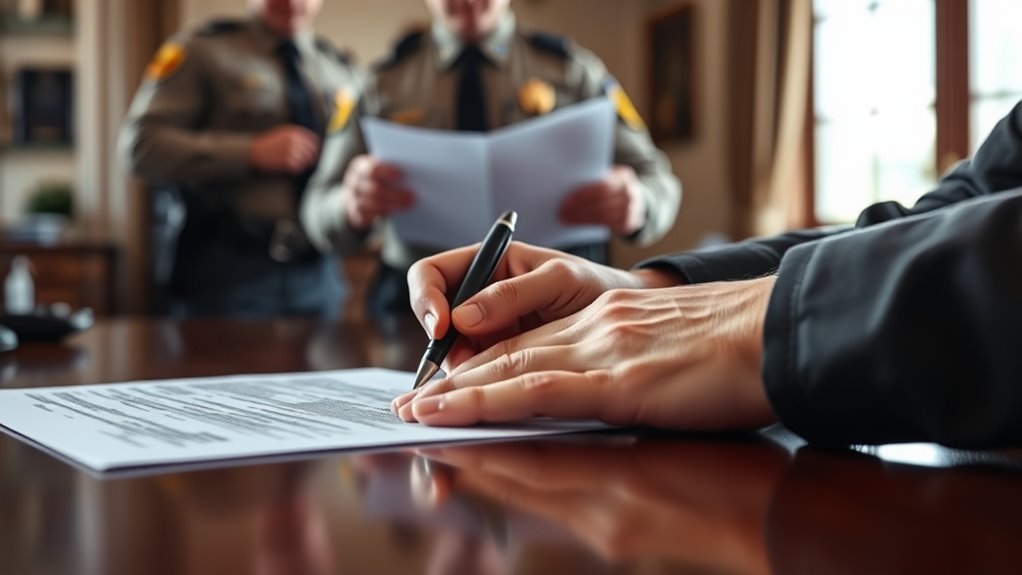 complete paperwork and background check