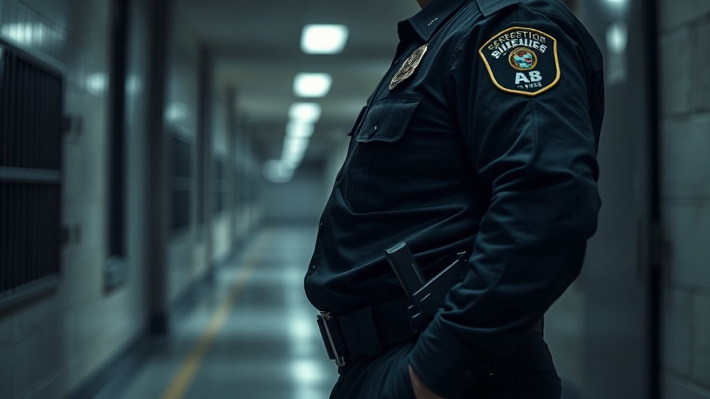 correctional officers carry guns