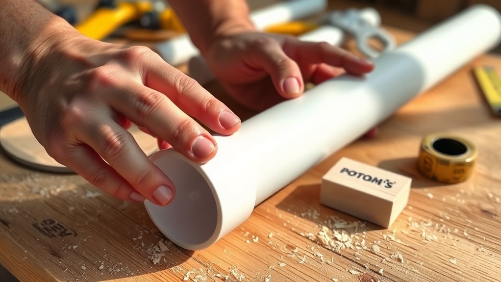 cut smooth prepare seal