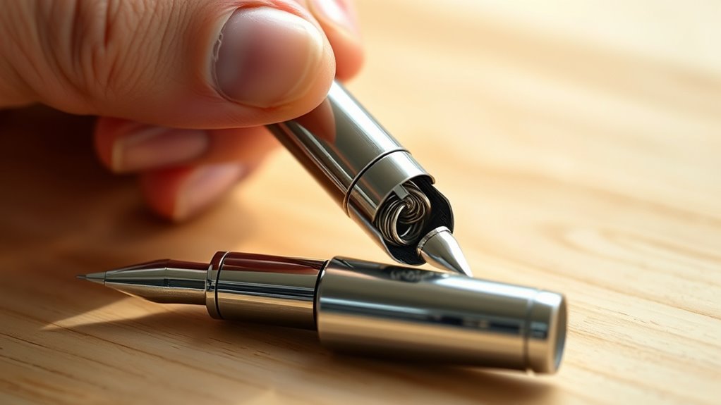 disassemble handle organize carefully