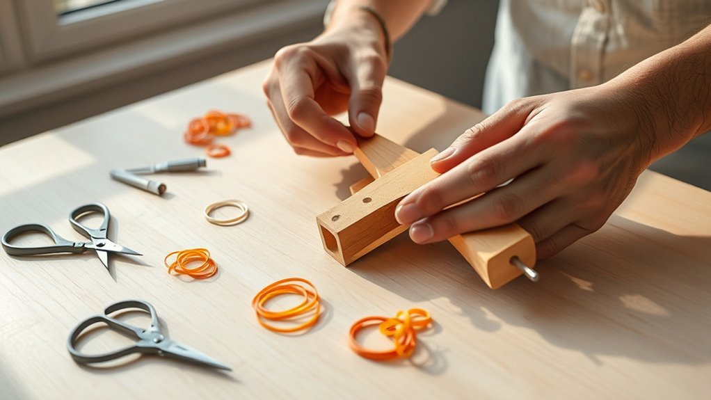 diy rubber band firearm