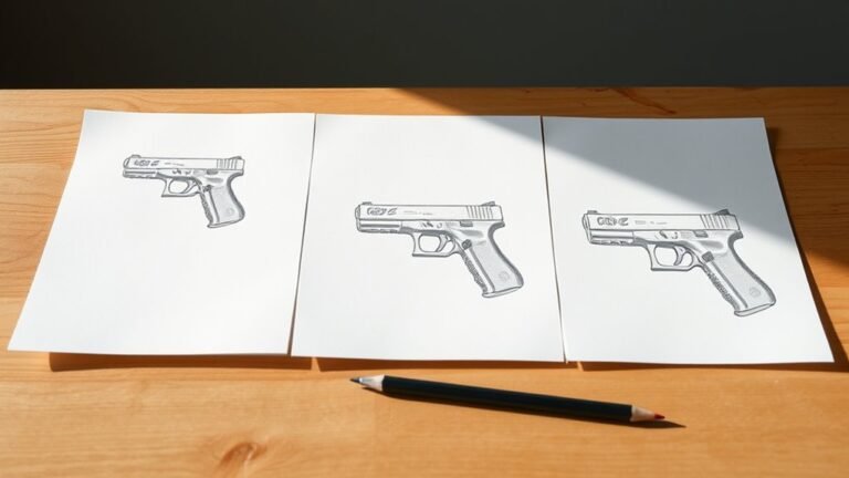 drawing a glock firearm