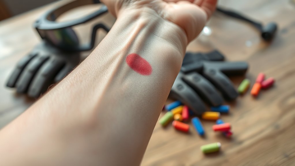 factors influencing airsoft pain