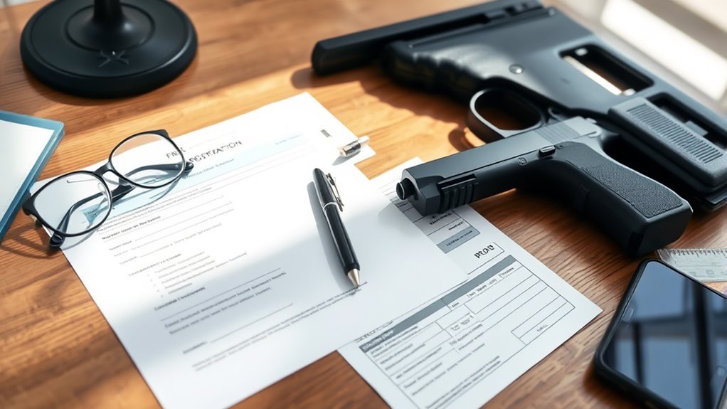 gather firearm registration documents