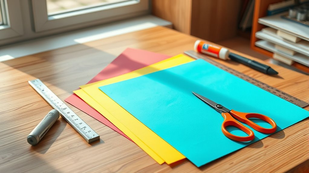 gather materials and prepare workspace