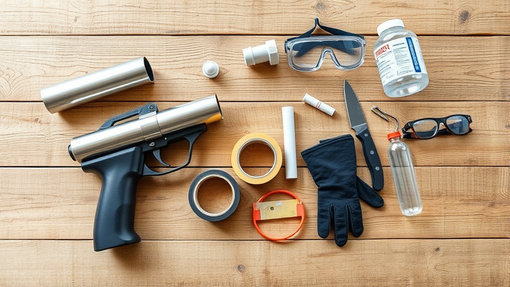 gather pvc and tools