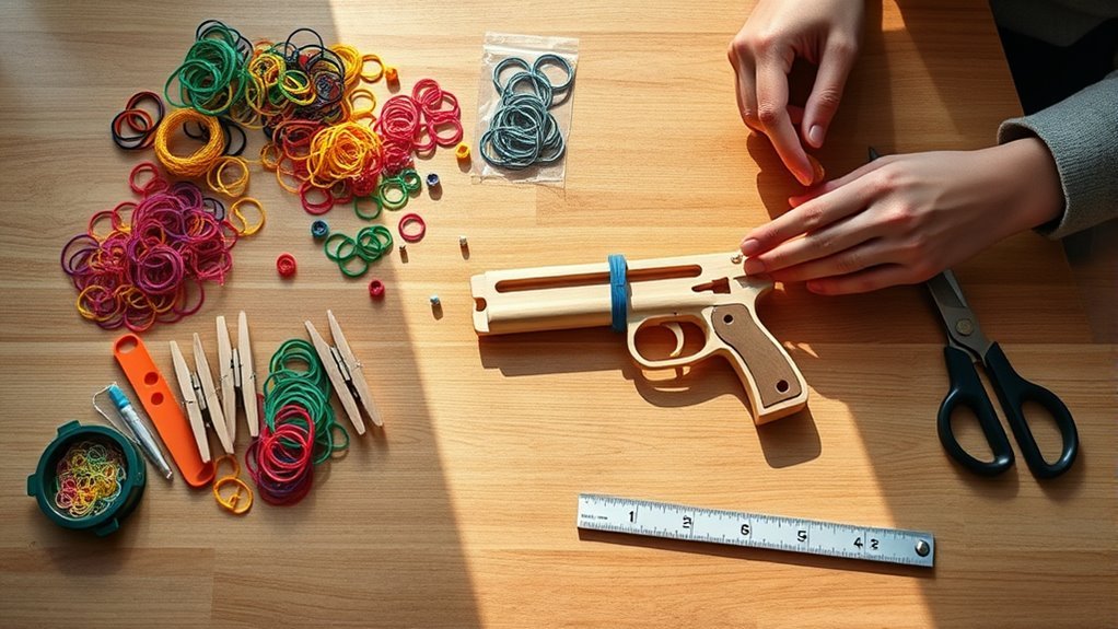 gather tools and materials safely