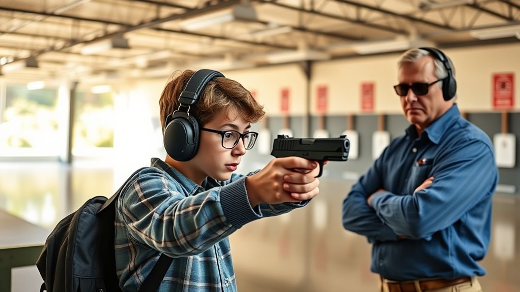 gun range age requirements