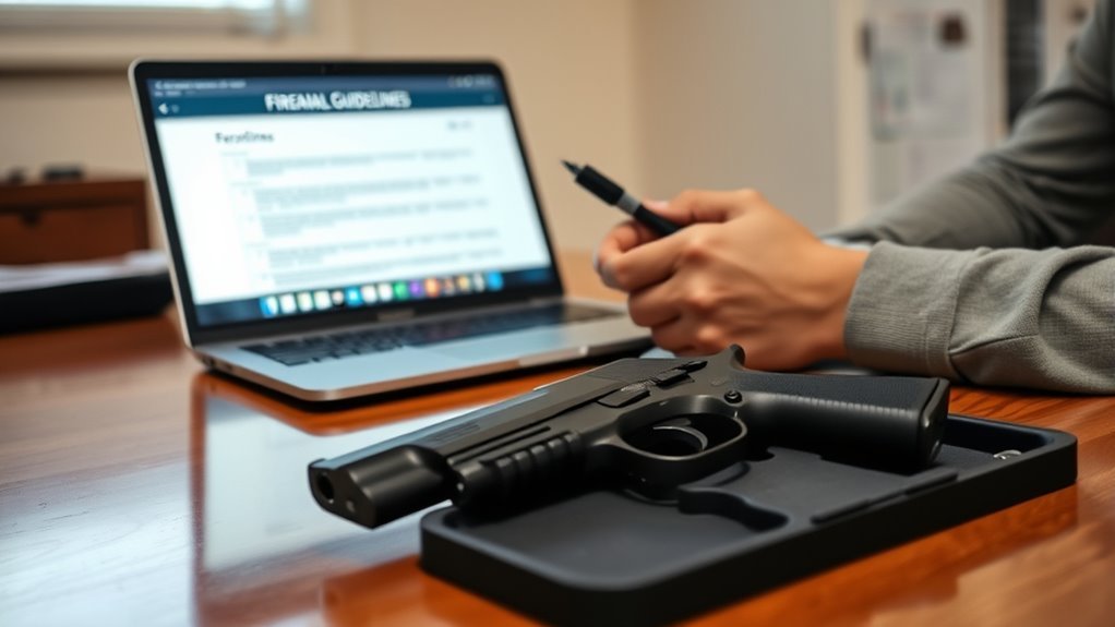 gun registration process steps