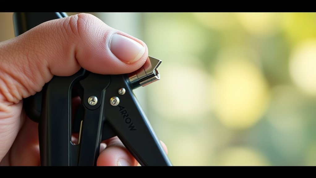 lift latch fully upward