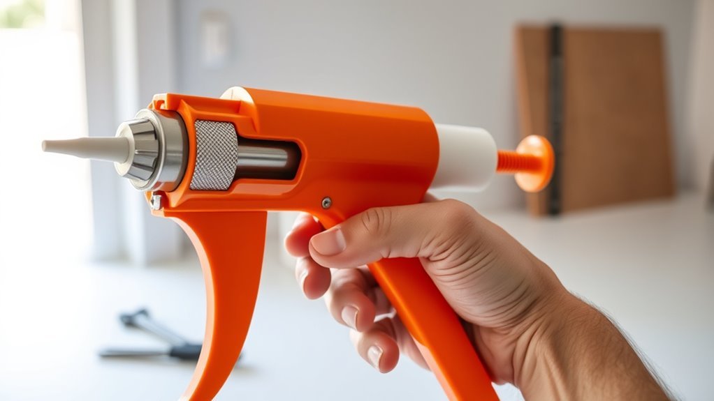 loading caulk gun steps