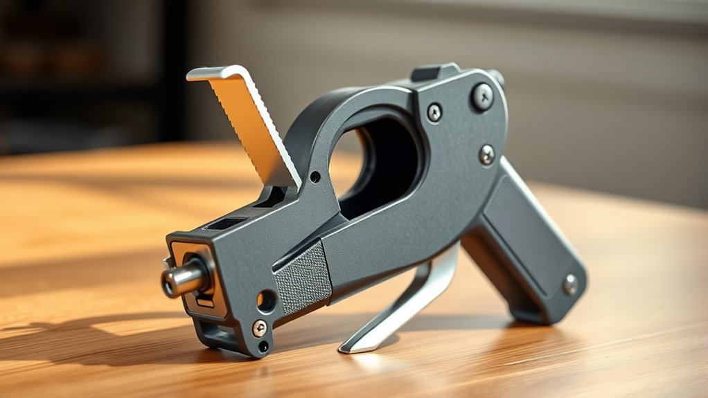 place tape gun flat