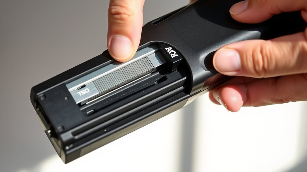 proper staple loading procedure