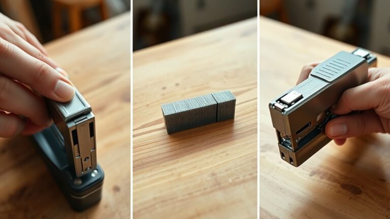 reload staple gun easily