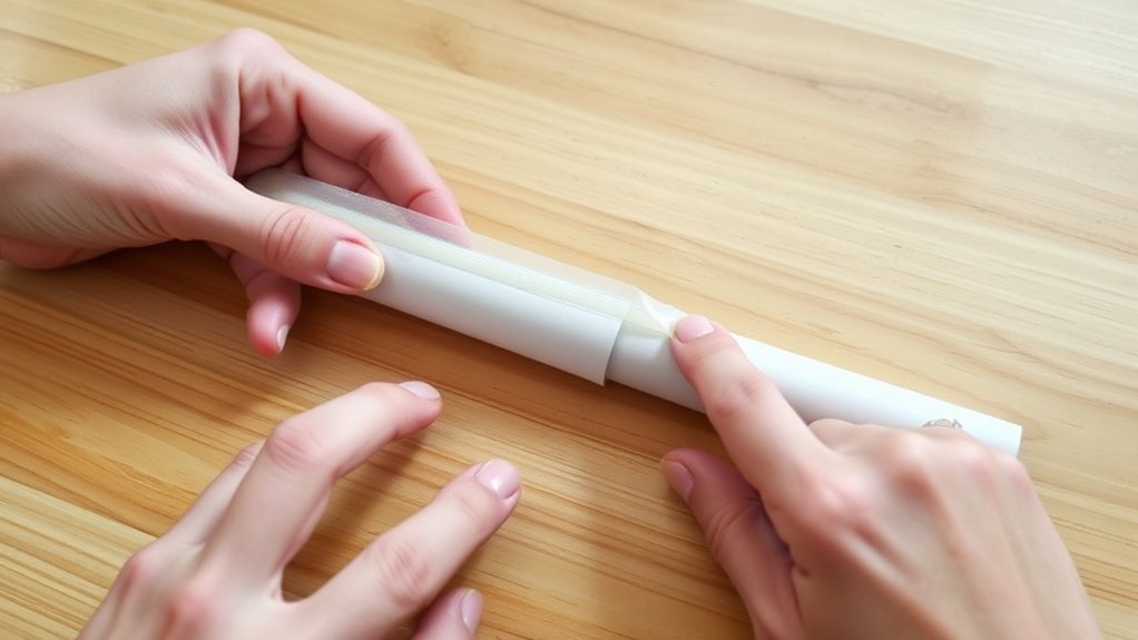 rolling and reinforcing paper tubes