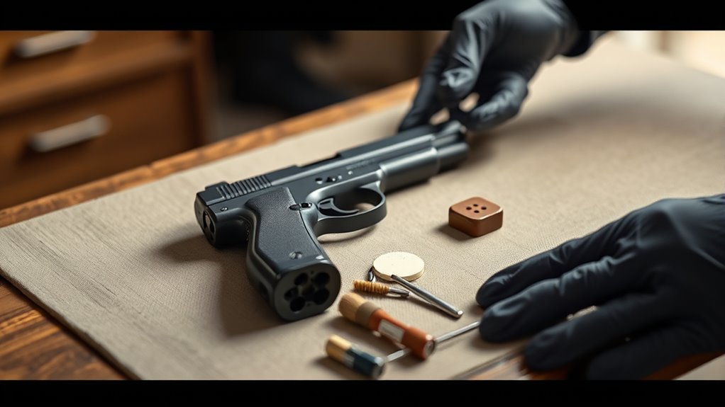 safe firearm cleaning procedures