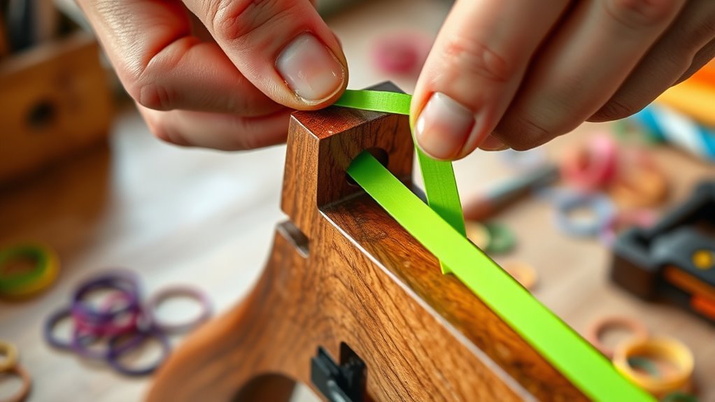 secure elastic band properly