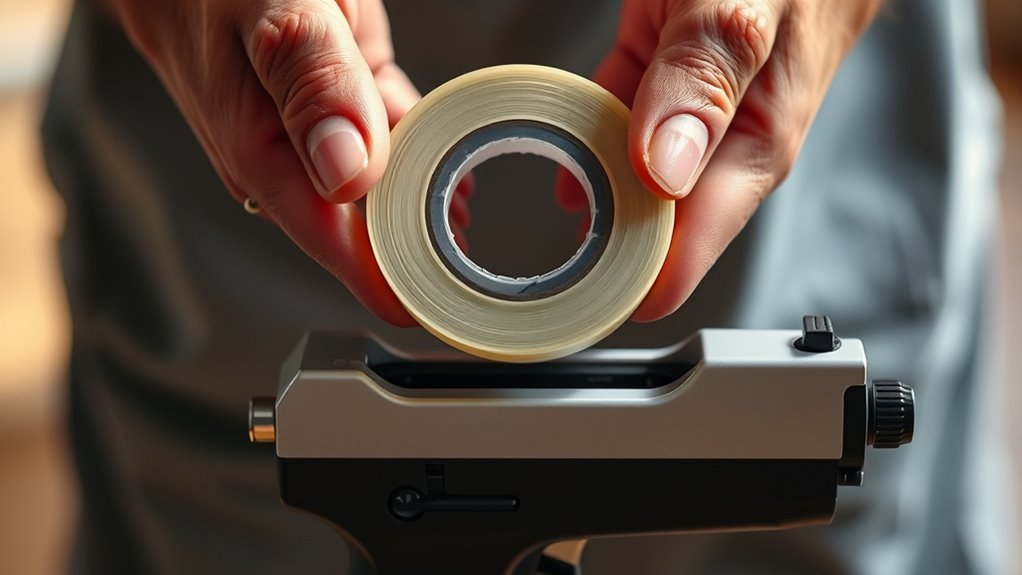 secure smooth tape loading