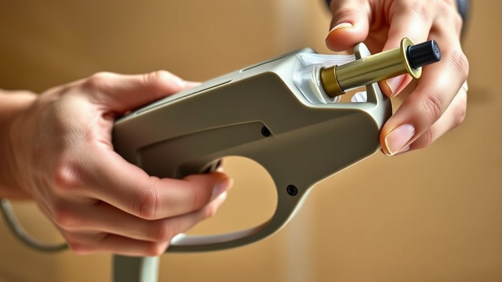 select correct tape gun