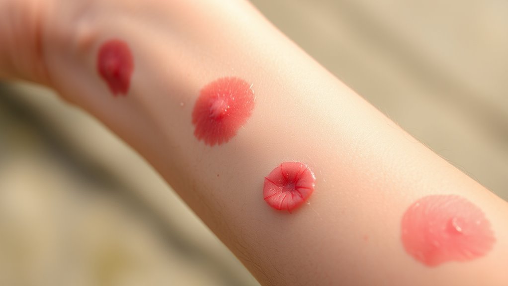 sensitive areas cause pain