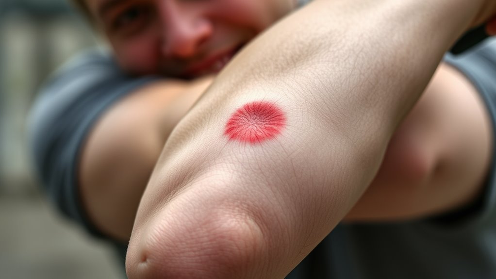 sensitive areas experience pain